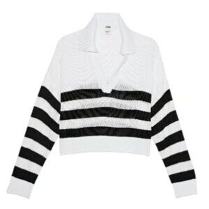 Victoria's Secret PINK‎ Sweater Size XXL Cambridge Knit Polo Academia Preppy